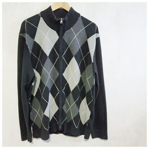 Men's INC zipper sweater XL